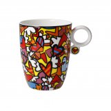All we need is Love - Künstlertasse. Zur Anzeige der Produktdetails bitte anklicken.