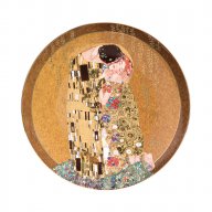 Gustav Klimt Der Kuss - Wandteller. Zur Anzeige der Produktdetails bitte anklicken.