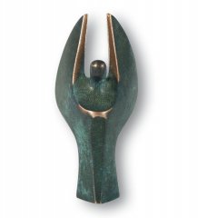 Skulptur 'Mini-Engel', Bronze, 7 cm, Kött-Gärtner