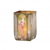 Alphonse Mucha Windlicht: Sommer 1900. Zur Anzeige der Produktdetails bitte anklicken.